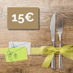 Wertgutschein 15 €