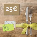Wertgutschein 25 €
